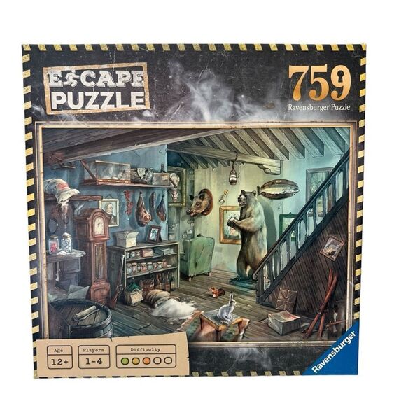 Escape Jigsaw Puzzle -The Forbidden Basement - 759 Ravensburger Puzzle. - Picture 1 of 5